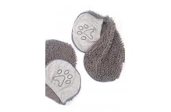 China Shammy Pet Microfiber Towel , Dog Towel With Hand Pockets supplier