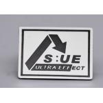 Custom Silicone Black Logo Screen Printed Labels For Clothing for sale