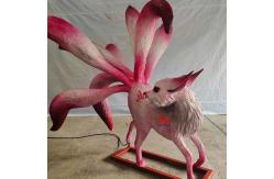 China Electronic Handcrafted Realistic Creatures Chinese Mythology Animal Nine Tailed Fox supplier