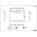 21.3'' TFT 1600*1200 RGB High Contrast Innolux Full View LCD Module
