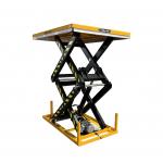 800 Kg  Electric Hydraulic Double Scissor Lift Table Cart Max Height 80 for sale