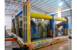 China Customized Inflatable House Color Inflatable Play City Playground supplier