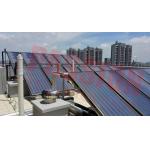 CE Flat Plate Solar Collector For Hotel Heating System , Copper Pipe Solar Heat Collector for sale