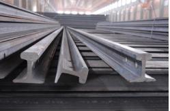 China AISI ASTM Railway Track Metal , 25mm - 60.33mm Head Width Train Track Rail supplier