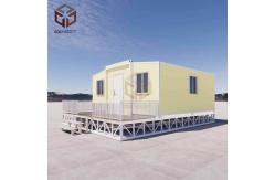 China Grade 8 Earthquake Resistance Double Wing Container House With Balcony Easy Install supplier