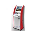 Automatic Bill Payment Kiosk , Metal Keyboard / Encrypted PCI Pin Pad Financial Service Machine for sale