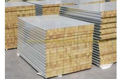 China Customized Fireproof Fiber Glass Wool Metal Sandwich Panels For Wall Board supplier