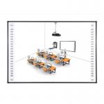 83 Inch Infrared Interactive Whiteboard IWB Finger Touch Ceramic Nano Surface Whiteboard for sale