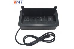 China Hot Sale Office Furniture Hidden In Desk Table Mounted Socket Box supplier