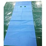 Disposable Surgical Angiography Drape EOS Sterile Color Blue Customized Size for sale
