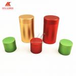 Travel Empty Tea Storage Round Aluminum Cans T8 With Lids for sale