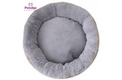 China Oem Donut Shape Faux Fur Pet Bed Mat For Better Sleep supplier