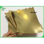 Painting 1 side Golden Color Water Resistant Washable Fabric 0.55mm For Wallets for sale