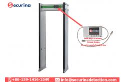 China Digital Signal Process Walk Through Security Detector 33 Multi Zones Detection supplier