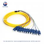 High Precision SM SC 12 Core 0.3dB Fiber Optic Pigtail Single Mode for sale