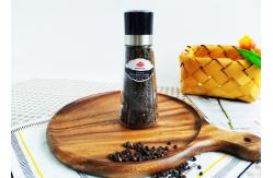 China Big Capacity Glass Salt and Pepper Grinders Refillable Grinder supplier