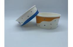 China Customized Cheap Hot Insulated Double PE 28oz Recyclable Paper Bowls supplier