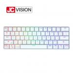 60% Membrane Mechanical Keyboard 61 Keys Mini ABS Case RGB Hot Swap for sale