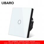 Smart Tempered Glass Remote On/Off Switch with LED Indicator