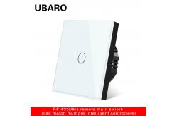 China Smart Tempered Glass Remote On/Off Switch with LED Indicator supplier