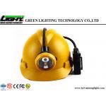 6.6Ah Battery Cordless Miners Cap Lamp 3.7V Strong Brightness With USB Charger for sale