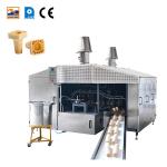 PLC Wafer Cone Production Line Stainless Steel Wafer Cone Manufacturing Equipment for sale