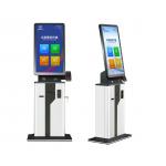 NFC Reader Self Check In Kiosk Ticket Touch Screen Lcd Square Self Order Kiosk for sale