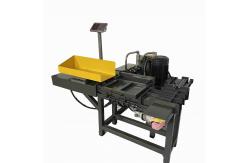 China Push Button Control Horizontal Rag Baler 5.5KW With Integrated Scale supplier