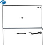 Multi Touch 20points IR Touch Bezel Frame 55 Touch Screen Overlay for sale