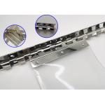 Wall Mounted Stainless Steel Stamping Parts Pvc Strip Curtain Rail System 1230mm for sale