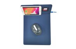 China Multicolor folding Wireless Charging Mouse Pad oilproof Reusable supplier