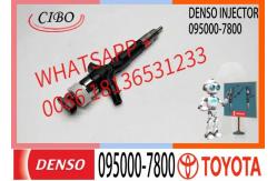China 095000-7800 For TOYOTA  Diesel Fuel Injector  23670-30310 23670-39285 supplier