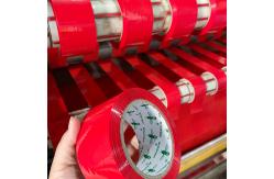 China Custom Printed BOPP Packing Tape Red BOPP Parcel Packing Tape supplier