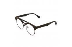 China Cheap And Fine Imitation Wood Acetate Optical Glasses Frame MR 0366 supplier