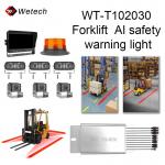 Forklift AI  IP67 Forklift Red Zone Light 10V - 80V Red Safety Lights For Forklifts for sale
