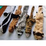 Molar Indestructible Plush Squeaky Dog Toys Brown Puppy Chew Toys