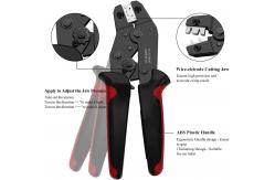 China Practical Multipurpose Cable Crimper Set , Portable Ratchet Crimping Tool Kit supplier