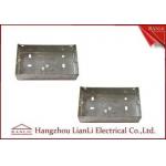 Custom Outdoor Waterproof Metal Electrical Gang Box Pre Galvanized for sale
