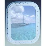 Steel A60 Windows , Fireproof Marine Rectangular Windows, Customized Sizes for sale