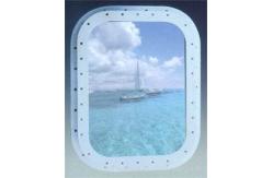 China Steel A60 Windows , Fireproof Marine Rectangular Windows, Customized Sizes supplier