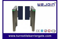 China Pedestrian Security Automatic Barrier Swing Gate 1100mm For Indoor supplier