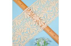 China Crochet Ribbon Cotton Lace Trim  Width 12cm Water Soluble supplier