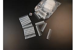 China Laboratory 0.2 Ml Tubes PCR Strip Tubes With Attached Caps supplier