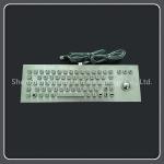 Durable Industrial Keyboard With Trackball , Panel Mount Keyboard For Kiosk for sale
