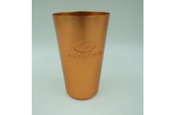 China 400ml Aluminium Drinking Cups Round Personalized Wine Tumbler supplier