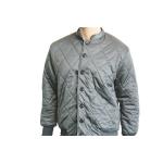 Winter Men Quilted Military Jacket Liner with Cotton Filling Front Button Closure for sale
