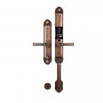 Red Bronze Automatic Fingerprint Door Lock Zinc Alloy App Door Lock for sale