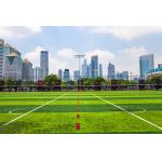 High Density 45mm PE Artificial Grass Residential Lawns Bright Color for sale