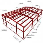 Clear Span Buildings Pricing Peb Industrial Shed Steel Portal Frame Workshop for sale