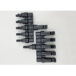 Black 1 To 5 Solar Branch Connector 1000V DC Waterproof IP67 CE / ISO9001 for sale